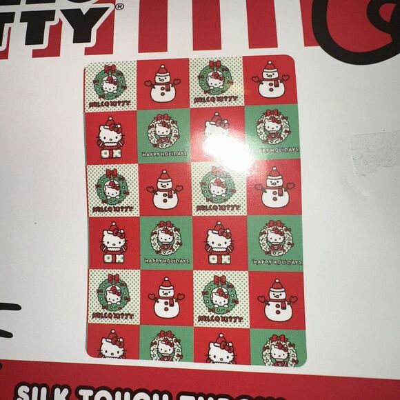 NEW 2024 Hello Kitty Christmas Holiday Hugs Silk Touch Throw Blanket 50" x70" - Picture 5 of 9